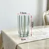 Venta al por mayor de fabricantes Tazas de Vidrio de Puntos Multicolor Personalizadas Estilo Retro Europeo y Americano Tazas de Cóctel Tazas de Vidrio para Jugo en Casa