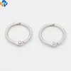 Venta directa del fabricante: Anillos Metálicos para Libros de 19 mm de Diámetro Interior, Anillos Abiertos para Encuadernación, Hebillas Anulares para Hojas Sueltas, Anillos Colgantes Personalizados Creativos