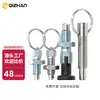 Aço Inoxidável Gn717 Rosca Grossa Galvanizado Zac Autotravante Resetável Cruzamento Especial Suprimento Botão Êmbolo