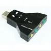 Solo para Exportación de Comercio Exterior USB de Doble Canal 7.1 Tarjeta de Sonido Fighter ~ Tarjeta de Sonido Externa Mini