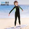 Traje de baño térmico de dos piezas con mangas largas y pantalones largos para niños Disney 2025 Nuevo para Baños Termales Niños Mayores