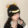 Gorro Divertido de Dibujos Animados para Mujer Boca de Salchicha Lindo Lindo Sudadera Gorro de Invierno para Exteriores Cálido Protección para los Oídos Gorro de Lana Tejido