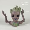 Figura de Árvore Groot Guardiões da Galáxia Boneco de Animação Modelo Vaso de Flores Criativo Porta-Canetas Decoração de Planta em Vaso