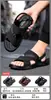 Sandalias cómodas para hombre sin cordones, aptas para uso en casa y al aire libre, transpirables, sandalias de PVC de vestir para papás, zapatos de trabajo para hombre