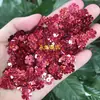 Lentejuelas de flor de ciruelo de cinco pétalos de 10 mm, cuentas con agujero central cortadas a láser, accesorios para el cabello hechos a mano de estilo étnico, suministros para ensartar cuentas DIY