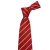 Corbata Roja para Hombre con Estilo de Cremallera, Ropa Formal para Bodas, Novio, Negocios, Anudada a Mano, Fácil de Jalar Sin Nudos