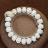 Brazalete de Loto Tallado en Astas Naturales Wen Play Raíz de Astas Pagar DIY Brazalete Original Accesorios de Mano