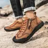 Zapatos Casuales de Comercio Exterior para Hombre, Nuevo Estilo para Hombre con Suela Suave para Conducir, Zapatos para Deportes al Aire Libre, Viajes, Senderismo y Montañismo, Talla Grande 4748