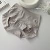 Ropa interior japonesa de cintura media sin costuras para mujer, transpirable, de algodón puro, con entrepierna, cómoda y de otoño.