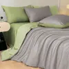 Conjunto de cama de quatro peças em seda gelada lavável para o verão, conjunto de cama de três peças para dormitório, não Tencel, capa modelo novo 2026