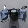 Cubierta de Manillar de Motocicleta Guantes de Invierno para Vehículo Eléctrico Cálido 125 Triciclo de Montar Cubierta de Manillar Engrosada a Prueba de Viento e Impermeable