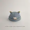 Gorro de bebé caricatura primavera y otoño fino gorro de piso para niños y niñas bebé oso lindo protección solar gorro melón verano