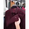 Suéter engrosado de cuello vuelto de dos piezas falsas para hombre transfronterizo, nuevo estilo de invierno, forrado de felpa, cálido, top de punto de capa base para mediana edad