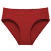 Ropa interior sin costuras para mujer Calzoncillos de cintura media de alta elasticidad para niñas Vaina anti-rozaduras Pantalones de algodón transpirable para estudiantes