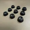 Pads cónicos de caucho de silicona ecológico para pies de máquina, para reducción de ruido, absorción de impactos, antideslizantes, elevación de chasis, resistentes al desgaste, con junta y agujero para tornillo