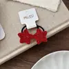 Nuevo Clip para el Cabello de Cobertura Total con Estrella de Lentejuelas Rojas de Año Nuevo para Niños con Brillo Fino Lazo Festivo para el Cabello de Niñas Accesorio para el Cabello