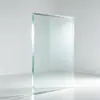 Box de chuveiro com porta de vidro transparente em acrílico, separação seco e molhado, divisória de vidro sem moldura de canto para hotel