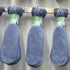 Calcetines Especiales para Baño de Pies de Hombre Fábrica Venta al por Mayor Calcetines de Seda de Color Sólido Calcetines Rayados Calcetines de Seda Rectos sin Talón