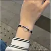 Hebilla de Calcedonia Pulsera Tejida para Pareja Pulsera Simple Temperamento Guofeng Estudiante Pulsera para Mejor Amigo Dulce Regalo