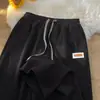 Calça Reta de Perna Larga da Moda Marca de Luxo Novo Design de Verão para Meninas Oversize Solta Casual Tendência Calças