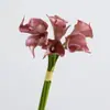 Flor artificial Lirio de Cala tacto Arum decoración de sala de estar mesa flores falsas suministro transfronterizo pegamento suave ramo al por mayor