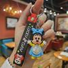 Llavero Creativo Lindo de Dibujos Animados Flash Minnie Mickey Pegamento Suave Trendy Play Pareja Luminoso Tridimensional Juguete Colgante para Bolsa