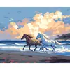 Dropshipping Transfronterizo Pintura al Óleo Digital al por Mayor Pinturas sin Marco 40X50 Amazon Wish Fábrica de Pintura Vestíbulo Ozon Caballo