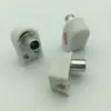 75 branco plugue de cabo de TV curvo horizontal sem solda plugue de antena de TV RF tipo L 9.5TV conector de cabo RF