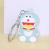 Llavero de Goma Suave de PVC de Dibujos Animados Colgante para Bolso Decoración Accesorio para Coche Pequeño Regalo de Resina Llavero Promocional