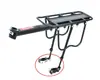 Portaequipajes trasero para bicicleta de montaña de carretera puede llevar personas portaequipajes aleación de aluminio ajustable liberación rápida portaequipajes trasero de bicicleta
