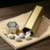 Lata de Té Metálica Hexagonal de Polígono Tira Larga Bola de Dragón Lata de Hierro para Té Almacenamiento Sellado Portátil Caja de Hierro En Stock Venta al por Mayor