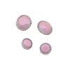 Botón Estilo Fuguang Resina Recubierta Color Sólido Redondo Plano 22mm Ferretería para Ropa Exterior Botón de Camisa de Resina Estilo Chanel Pequeño