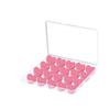 Paquete de 20 Tapones para Dormir de Silicona Azul para Niños, Antirruido, Impermeables para Natación, Tapones de Silicona en Caja Cuadrada