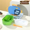 Lancheira de Aço Inoxidável Transfronteiriça Compartimento para Micro-ondas Lancheira Selada à Prova de Vazamentos Portátil Lancheira de Estudante Lancheira Infantil