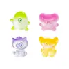Nuevo producto transfronterizo: figuritas translúcidas de monstruos de colores, lindos accesorios decorativos para manualidades, pequeños adornos para coches y escritorios