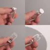 Frasco marrón de 10 ml con logotipo imprimible, Frasco para polvo liofilizado de 3 ml, Frasco transparente de vidrio con cierre a presión