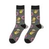 Calcetines de algodón para hombre, de talla grande, con diseño de animación de las cuatro estaciones, de estilo europeo y americano, para mujer Simpson, de Amazon, fabricantes de comercio exterior al por mayor.
