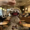 Muñeca de Cáscara de Fruta Producto Terminado, Colgante Carrillón de Viento de Cáscara de Fruta, Muñeca de Vaina de Frijol Artesanía Terminada, Colgante Hecho a Mano Lindo-Feo