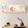 Funda para Aire Acondicionado Tipo Colgante Adecuada para Gree Midea Haier Aire Acondicionado Grande de 1.5P Funda para Dormitorio Tela de Dibujos Animados Cubierta de Polvo Montada en Pared