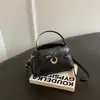 Bolsa de mão da moda estilo coreano 2026 outono nova bolsa feminina, bolsa de ombro com laço fresh, bolsa transversal estilosa