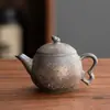 Bule de Cerâmica Dehua, Bule Pequeno de Cerâmica Grossa, Bule Individual para Preparar Chá, Bule Estilo Japonês, Conjunto de Chá Kung Fu, Aparelho Doméstico para Preparar Chá