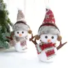 Pingente de Boneco de Neve de Espuma Decoração de Mesa para Árvore de Natal Enfeite Natal