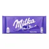 Chocolate importado de Alemania MILKA plato grande sándwich de leche de avellana tarjeta maravillosa chocolate de burbujas de panal