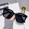 Gafas de sol Xiaohongshu mismas GM, gafas de sol para mujer de gran tamaño que adelgazan la cara, gafas de sol retro con protección solar y protección UV para hombres, venta al por mayor