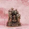 Estátua de Latão Puro do Deus da Riqueza, Estátua de Buda, Deus da Riqueza Segurando Lingote, Deus da Riqueza para Sala de Estar, Casa, Presente de Inauguração de Loja