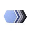 Painéis Hexagonais de Feltro Personalizados Absorventes de Som Painéis Acústicos de Fibra de Poliéster Decoração Ecologicamente Correta para Jardim de Infância Sala de Piano Parede de Fundo