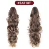 Pelucas Europeas y Americanas Transfronterizas para Mujer, Cabello Largo Rizado, Ondulado y Voluminoso, Estilo Clip-On, Cola de Caballo Alta Realista, Trenzas de Peluca de Alta Gama