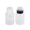 Frasco de pressão para nail art de 250ml, água limpa, álcool e outros, para reabastecimento, grande, portátil, com design de trava