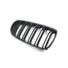 Adequado para BMW Série 3 E90 2008-2011 linha de placa dupla grade frontal grade de rins aparência fibra de carbono carro