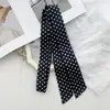 Lenço de Bolinhas Retro Estilo Americano Hot Girl para Mulheres, Primavera e Outono, Fino, Versátil, Design de Nicho, Estilo Milênio, Lenço Longo